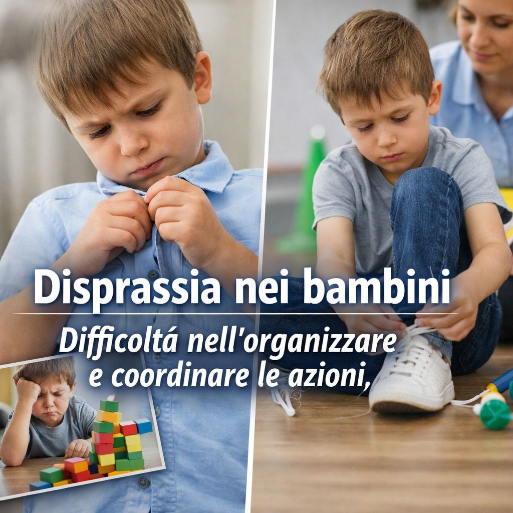 Disprassia nei Bambini: Difficoltà Quotidiane e Segnali da Riconoscere